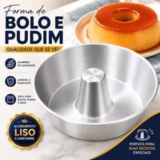Forma Redonda Alumínio 20cm Nº20 Para Bolos Tortas E Sobremesas