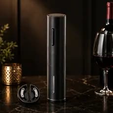 Abridor Vinho Eletrico Saca Rolha Portatil Automatico Pilhas AA Abre Tira Rolha Garrafa Vinhos