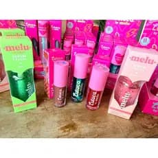 Kit Maquiagem Luluca by Melu Ruby Rose Completo + Gloss Sombras Brilho