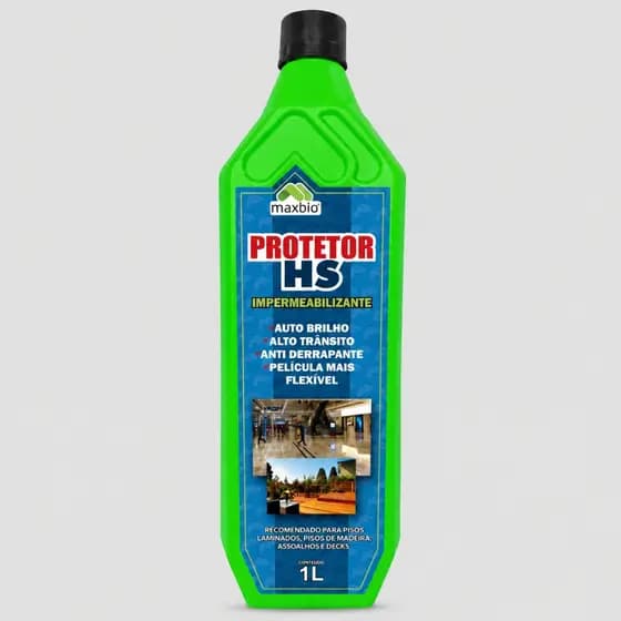 Impermeabilizante Piso Protetor Hs Antiderrapante Limpeza Cera Resina Original Maxbio