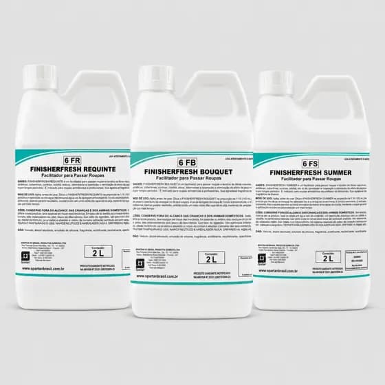 Finisherfresh Spartan Finalizador Para Passar Roupa Cheirinho De Rico Lavanderia Passadoria Odorizador