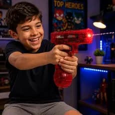 Pistola Agua Eletrica Recarregavel Luzes Tambor Brinquedo Verano Infantil