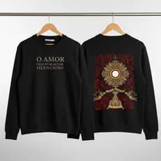 Moletom Careca Blusa De Frio Sagrada Comunhão Cristã Católica Religiosa Premium Envio Imediato