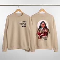 Moletom Careca Lançamento Blusa De Frio Cristã Católica Religiosa Qualidade Premium Envio Imediato