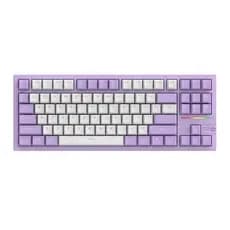 Teclado Epomaker Feker Galaxy80 Gamer Mecânico ARGB 88 Teclas Linear Switch Marble White Suave Premium USB-C