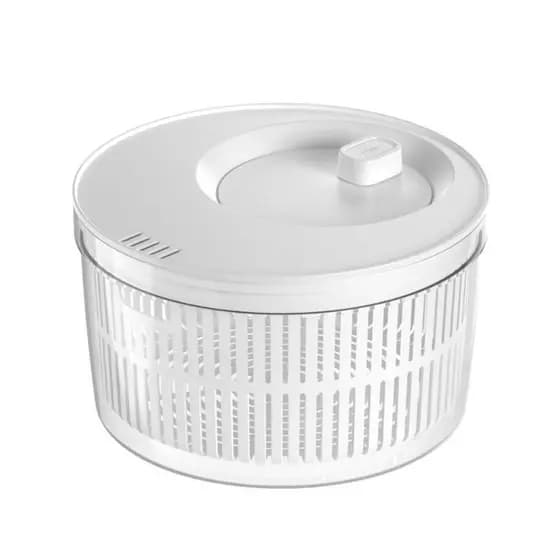 Secador Centrífuga De Salada Verduras Manual 5,5 Litros Linha Clear Fresh Ou