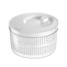 Secador Centrífuga De Salada Verduras Manual 5,5 Litros Linha Clear Fresh Ou