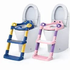 Assento Infantil Redutor Dobrável C/ Escada Vaso Sanitário