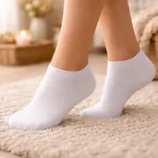3/6/12 Pares de Meia Soquete Cano Curto Unissex Masculina e Feminina Antitranspirante
