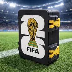 Porta Figurinhas Álbum Copa do Mundo 2026 Caixa de Figurinha Estojo Organizador de Cards Futebol Álbum de Figurinha