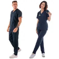 Pijama Scrub Cirúrgico Hospitalar Farda Unissex do P ao GG