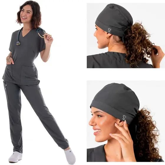 Kit Scrub Cirúrgico + Bandana Hospitalar