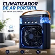 Refrigerador Ar Ventilador Umidificador Portátil USB Reservatório De Água