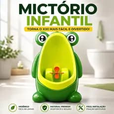 Mictório Infantil Sapinho Menino Divertido Desfralde Fácil