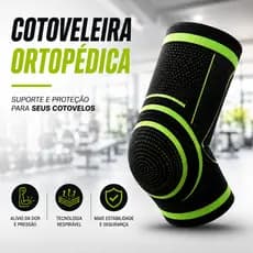 Cotoveleira Epicondilite Compressão Ortopédica Anti Dor Ajustável Protetor Cotovelo
