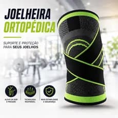 Joelheira Esportiva Compressão 360 Ajustável Pro Ortopédica Academia Joelho