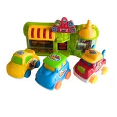 Kit 3 Carrinhos De Brinquedo Com lanchonete