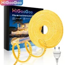 HiGooGoo 10M/20M/30M Fita Led IP67 Frio Branco Quente Direta Energia 110V/220V Para externo