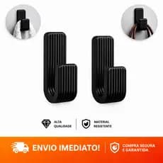 Kit 3 Ganchos Toalheiro de Parede Cabide Moderno Minimalista para Banheiro