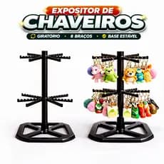Expositor Chaveiro Porta Chaveiro Suporte Porta Chaveiro Expositor de Chaveiros Porta Bijuterias