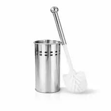 ESCOVA SANITÁRIA INOX PREMIUM COM SUPORTE HIGIÊNICO MODERNO RESISTENTE LUXO