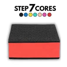 Step Academia 40x30x10 Fitness Agachamento Glúteo Perna HIIT Resistente Stepe EVA Antiderrapante
