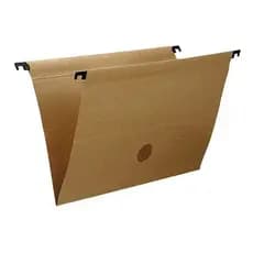 10 UNID - Pasta Suspensa KRAFT Arquivo Completa GT + Visor Dello