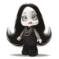 Boneca Diver Monster Brilha no Escuro com Unhas Postiças e Escova de Cabelo Infantil