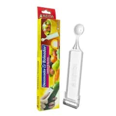 Descascador e Boleador Keita 2 em 1 Frutas Legumes Cortador Decorador Cozinha