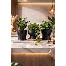 Kit 3 vasos, vaso decorativo, vaso para plantas, vaso moderno, vaso decorativo moderno