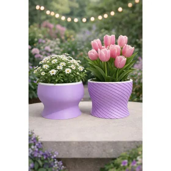 Kit 2 vasos decorativos, vasos para plantas, vaso moderno, vaso decorativo moderno
