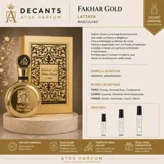 Perfume Fakhar Gold Extrait Lattafa Eau de Parfum - Envio Imediato