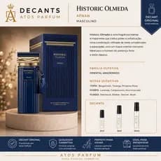 Perfume Afnan Historic Olmeda EDP Masculino - Árabe - Original