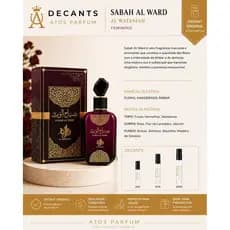Perfume Sabah Al Ward Al Wataniah Eau de Parfum - ORIGINAL
