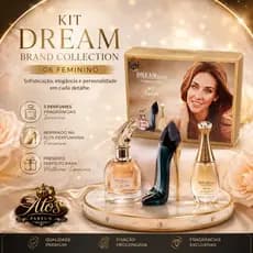 ✨ Kit 3 Perfumes Femininos Dream Brand Collection Nº 06 – Miniaturas 25ml ✨