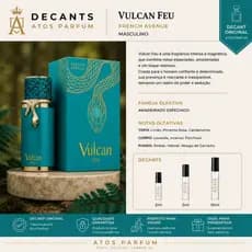 Perfume Árabe Vulcan Feu French Avenue EDP - Original 🥭