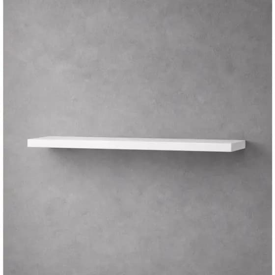 Prateleira MDF 60cm Suporte Invisível Prateleira Flutuante Parede Sala Quarto Cozinha