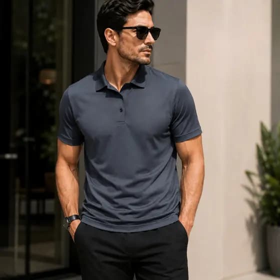 Camisa Polo Masculina Casual Premium Elegante Básica