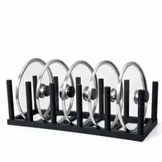 Suporte Organizador De Tampas Black, 5 Divisões, Plug Lar, 3D