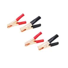 Kit 2 Peças Garra 30a Clip Bateria Jacare PVC 1 Par