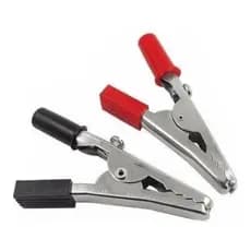 Kit 4 Garras De Bateria Tipo Jacaré Reforçada 200a Para Cabo De Chupeta Espaguete
