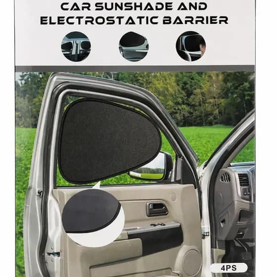 Protetor Solar Automotivo para Janela Carro Tela Sombrite Eletrostática 4 Peças