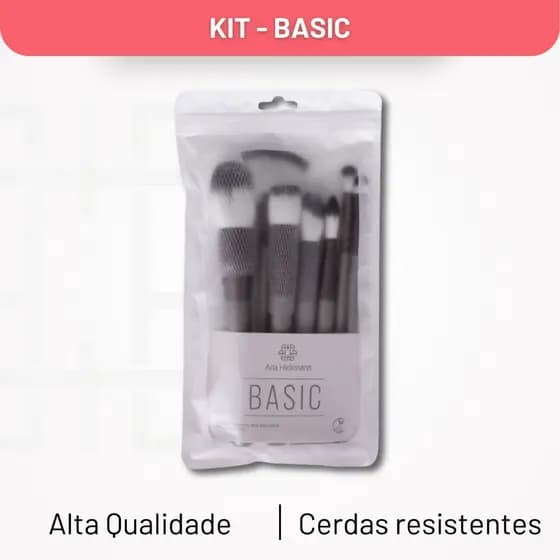 Conjunto de Pincéis Para Maquiagem Cinza Ana Hickmann