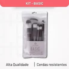 Conjunto de Pincéis Para Maquiagem Cinza Ana Hickmann