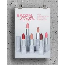 Batom Matte Lipstick Longa Duração 5 Cores Ana Hickmann