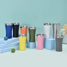 Copo Térmico inox 160ml com Tampa Acrílica