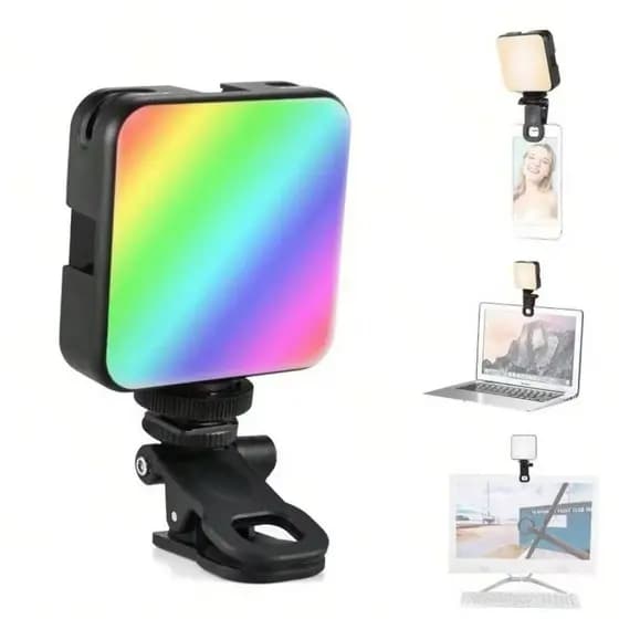 Mini Fotografia Luz RGB /Branco De Preenchimento Panel led / Móvel Câmera /Vídeo /Tiro Ao Ar Livre /Suave Luz /Portátil