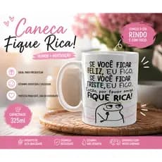 Caneca Divertida de Porcelana 325ml ☕ Frases Engraçadas e Motivacionais | Presente Criativo para Amigas, Família e Café