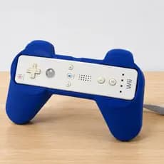 Grip para Wii Remote Estilo Controle PS1 Acessório Gamer Ergonômico Precisão e Conforto