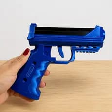Pistola para Controle Nintendo Wii Wiimote Gun – Grip Zapper com Gatilho funcional